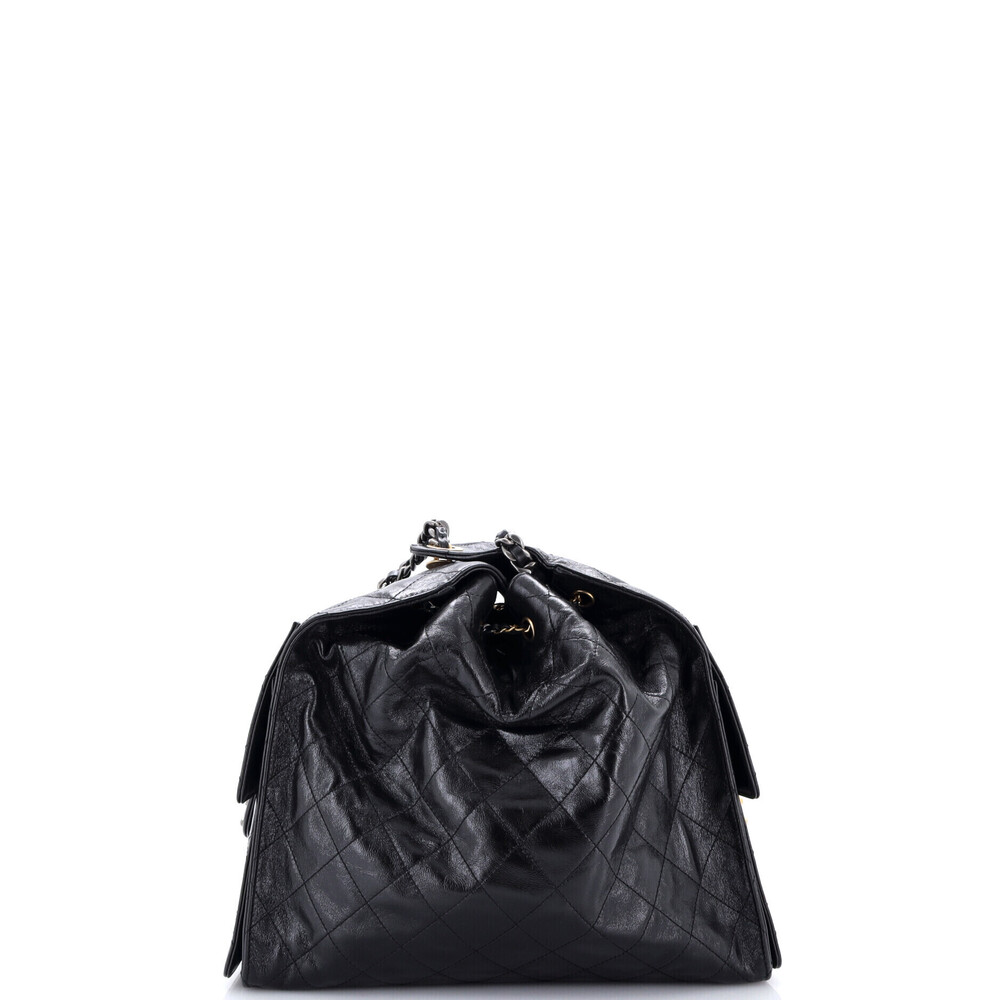 Chanel Medium 25 Hobo Bag Quilted Shiny Crumpled Calfskin - Picture 3 of 5